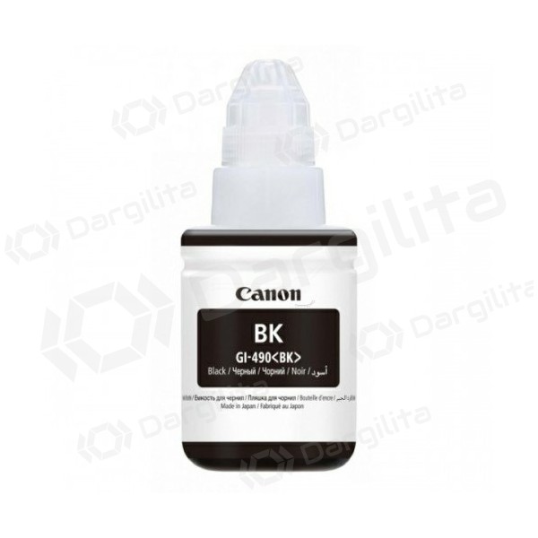 Canon GI-490 Nachfulltinte (0663C001), juoda kasetė rašaliniams spausdintuvams