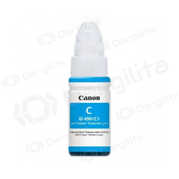 Canon GI-490 Nachfulltinte (0664C001), žydra kasetė rašaliniams spausdintuvams