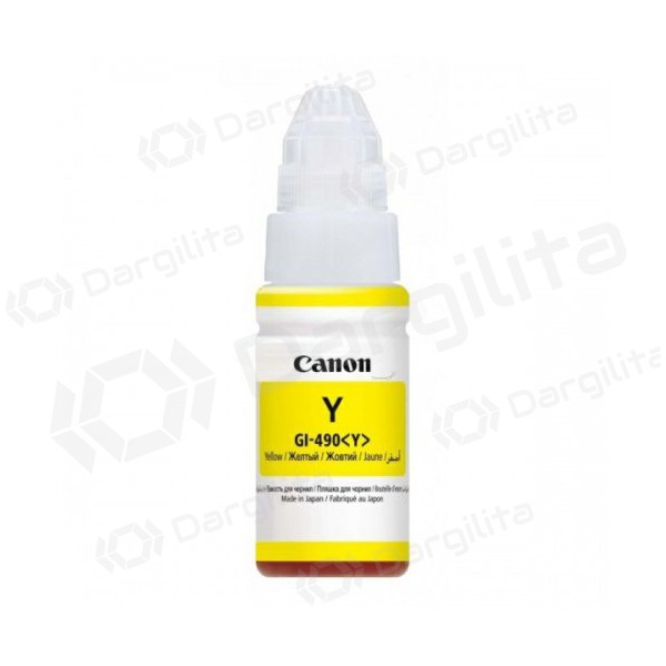 Canon GI-490 Nachfulltinte (0666C001), geltona kasetė rašaliniams spausdintuvams
