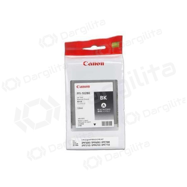 Canon PFI-102 (0895B001), juoda kasetė rašaliniams spausdintuvams
