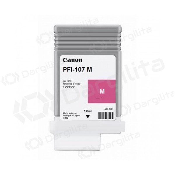 Canon PFI-107 (6707B001), purpurinė kasetė rašaliniams spausdintuvams