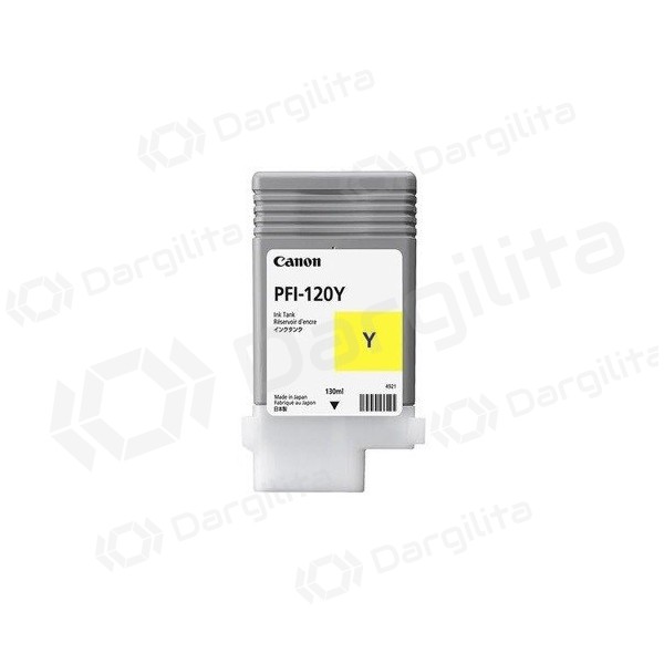 Canon PFI-120 (2888C001), geltona kasetė rašaliniams spausdintuvams