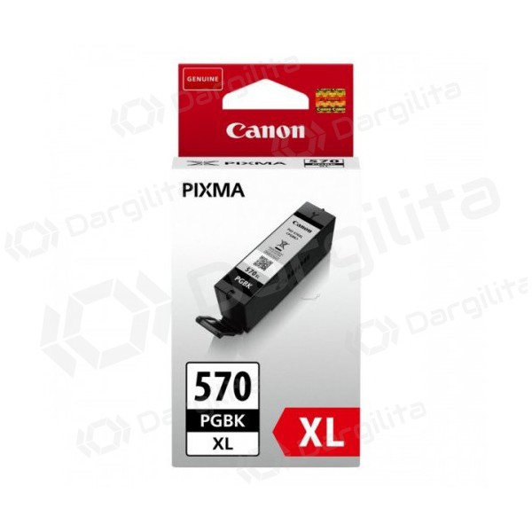 Canon PGI-570XL PGBK (0318C001), juoda kasetė rašaliniams spausdintuvams, 500 psl.