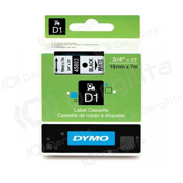 Dymo Label 45803 Balta/Juoda (S0720830), juostelė