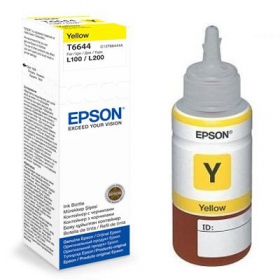 Epson (C13T66444A), geltona kasetė rašaliniams spausdintuvams