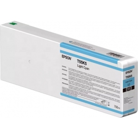 Epson T55K5 (C13T55K500) 700 ml Rašalinė kasetė, Light Cyan