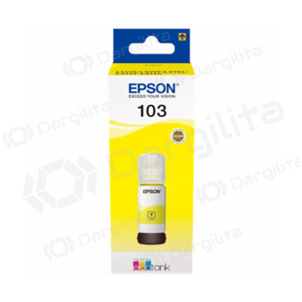 Epson 103 EcoTank (C13T00S44A) Rašalo papildymo buteliukas, Geltona