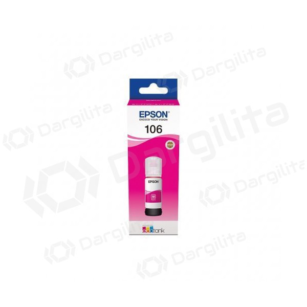 Epson 106 (C13T00R340), purpurinė kasetė rašaliniams spausdintuvams, 70 ml