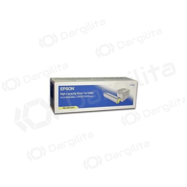 Epson C13S050227 (C2600), geltona kasetė lazeriniams spausdintuvams, 5000 psl.