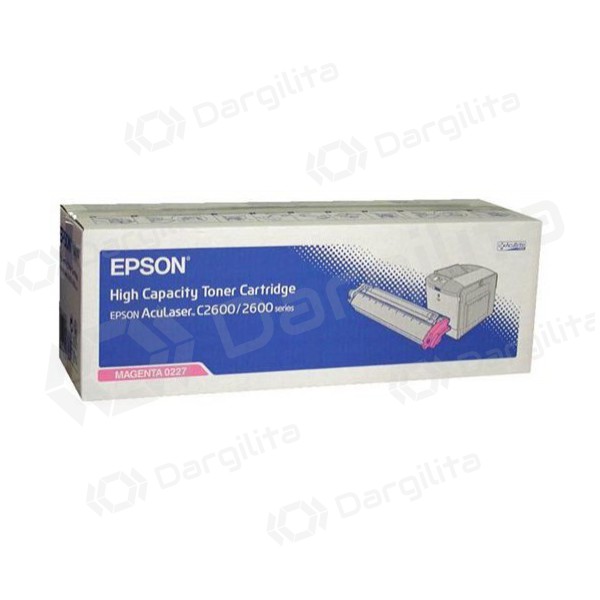 Epson C13S050227 (C2600), purpurinė kasetė lazeriniams spausdintuvams, 5000 psl.