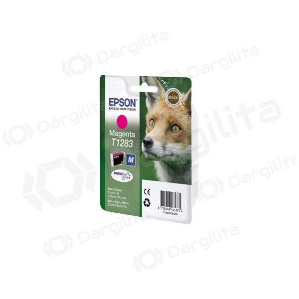 Epson (C13T12834012), purpurinė kasetė rašaliniams spausdintuvams, 160 psl.