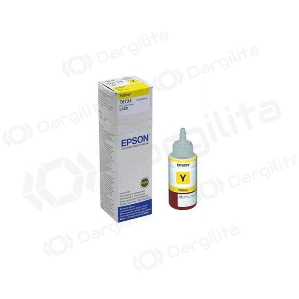 Epson (C13T67344A), geltona kasetė rašaliniams spausdintuvams Epson (C13T67344A), geltona kasetė rašaliniams spausdintuvams