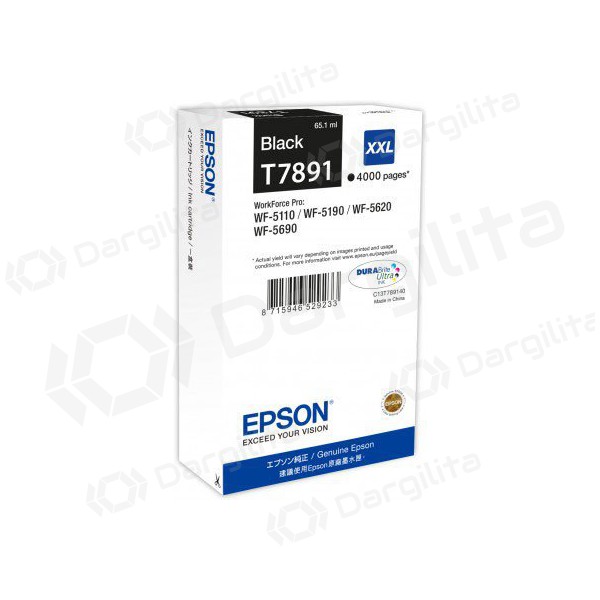 Epson HC (C13T789140), juoda kasetė rašaliniams spausdintuvams