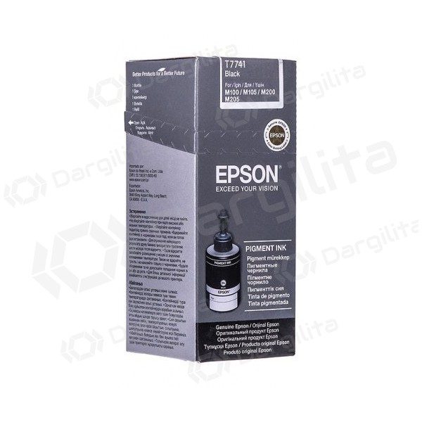 Epson Pigment Bottle (C13T77414A), juoda kasetė rašaliniams spausdintuvams Epson Pigment Bottle (C13T77414A), juoda kasetė rašaliniams spausdintuvams