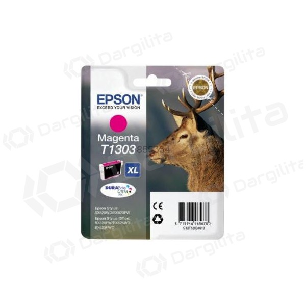 Epson T1303 (C13T13034012), purpurinė kasetė rašaliniams spausdintuvams, 600 psl.
