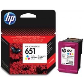 HP No.651 (C2P11AE), trispalvė kasetė rašaliniams spausdintuvams, 300 psl.