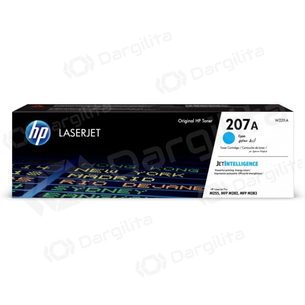 HP 207A (W2211A) Lazerinė kasetė, Žydra