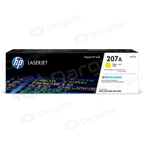HP 207A (W2212A) Lazerinė kasetė, Geltona