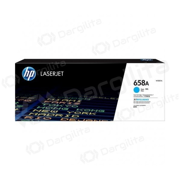 HP 658A (W2001A) Lazerinė kasetė, Žydra