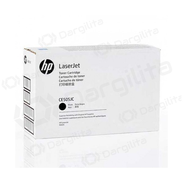 HP No.05X (CE505J), juoda kasetė lazeriniams spausdintuvams, 6500 psl.