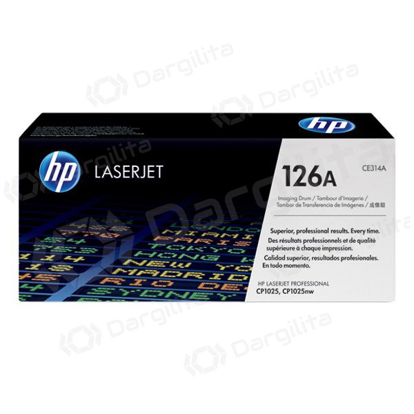 HP No.126A (CE314A), juodas būgnas lazeriniams spausdintuvams HP No.126A (CE314A), juodas būgnas lazeriniams spausdintuvams