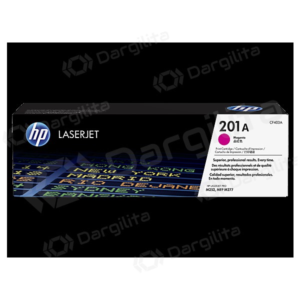 HP No.201A (CF403A), purpurinė kasetė lazeriniams spausdintuvams, 1330 psl.