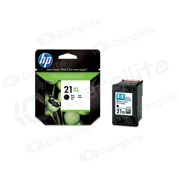 HP No.21 XL (C9351CE), juoda kasetė rašaliniams spausdintuvams, 475 psl.