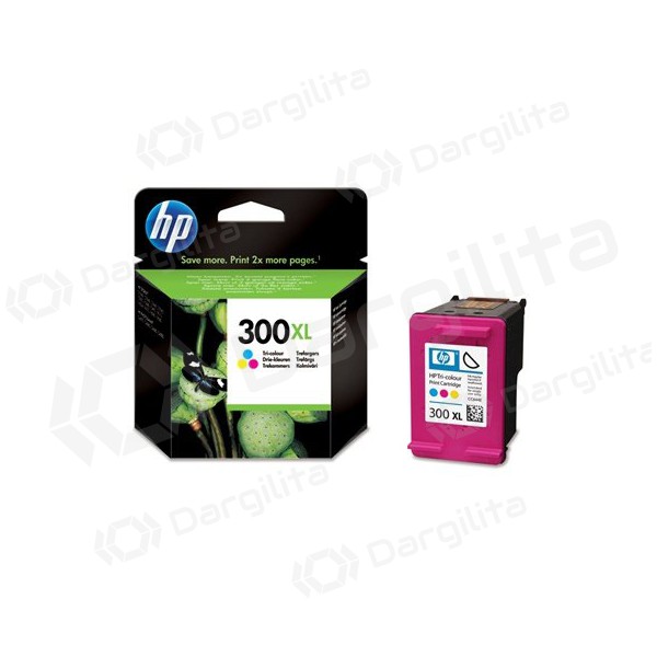 HP No.300 XL (CC644EE), trispalvė kasetė rašaliniams spausdintuvams, 440 psl. HP No.300 XL (CC644EE), trispalvė kasetė rašaliniams spausdintuvams, 440 psl.