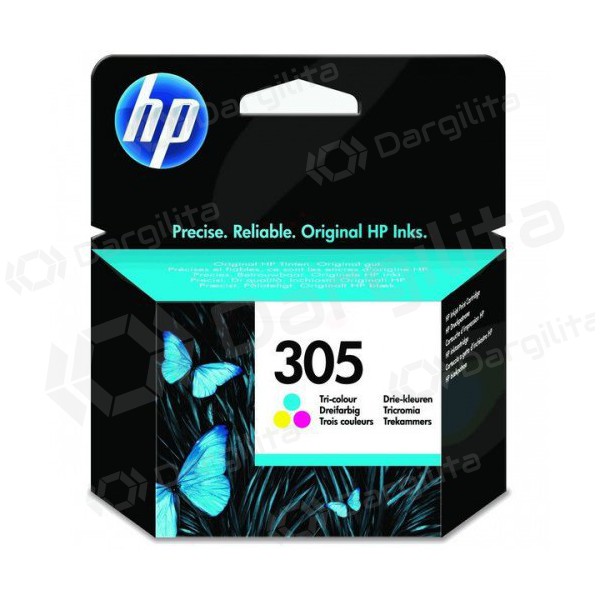 HP No.305 kasečių rinkinys (3YM60AE), žydra, purpurinė, geltona kasetė rašaliniams spausdintuvams, 100 psl. HP No.305 kasečių rinkinys (3YM60AE), žydra, purpurinė, geltona kasetė rašaliniams spausdintuvams, 100 psl.