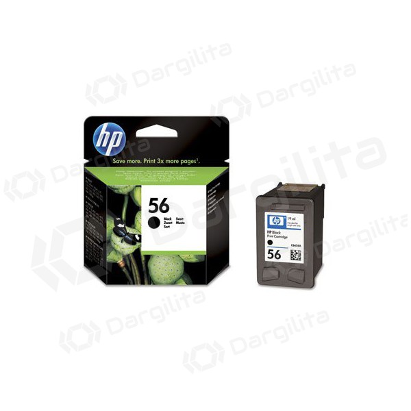 HP No.56 (C6656AE), juoda kasetė rašaliniams spausdintuvams, 520 psl.