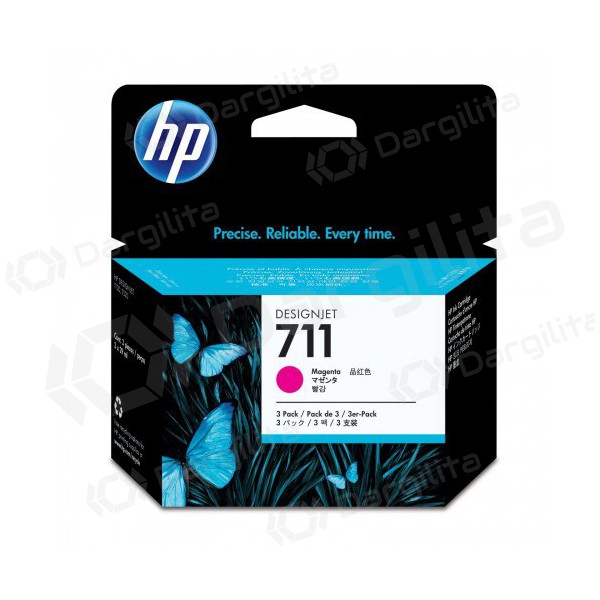 HP No.711 (CZ135A), purpurinė kasetė rašaliniams spausdintuvams
