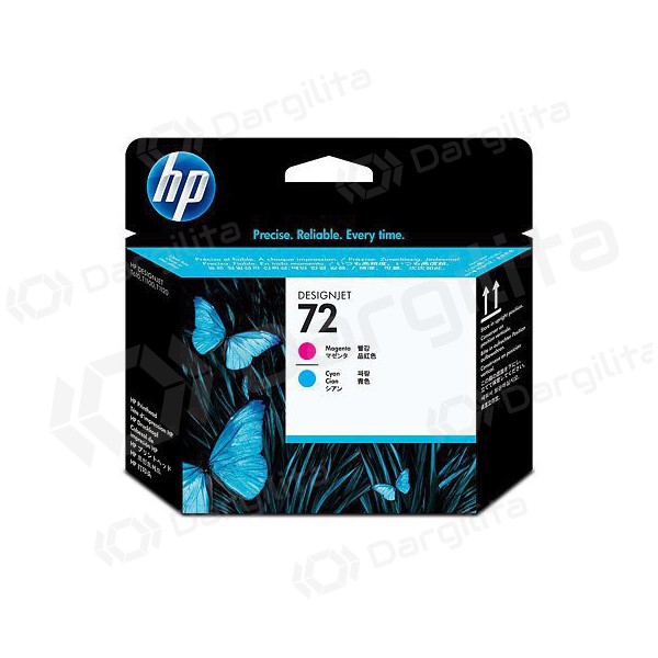 HP No.72 (C9383A), žydra, purpurinė kasetė rašaliniams spausdintuvams