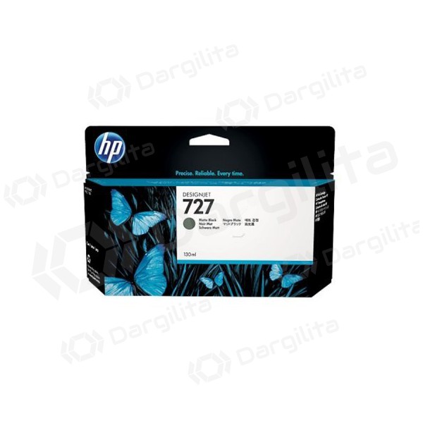 HP No.727 (B3P22A), matinė juoda kasetė rašaliniams spausdintuvams