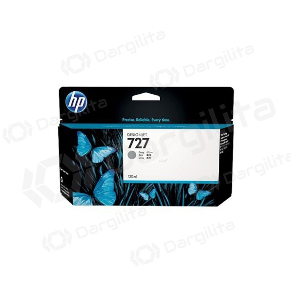 HP No.727 (B3P24A), pilka kasetė rašaliniams spausdintuvams