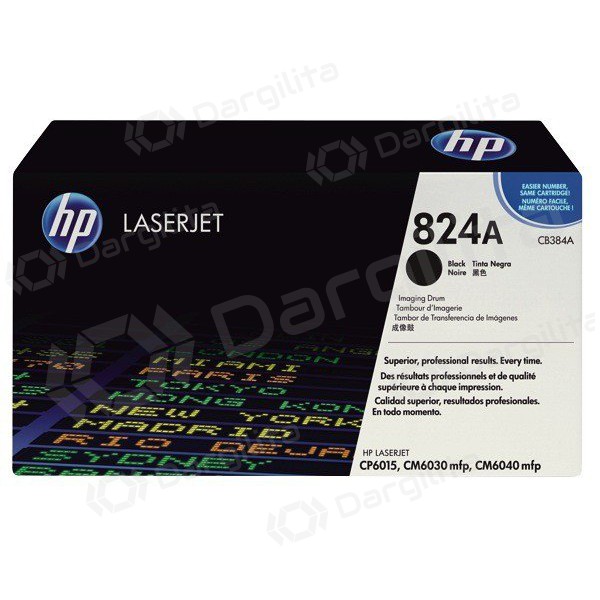 HP No.824A Image (CB384A), juodas būgnas lazeriniams spausdintuvams