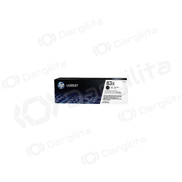 HP No.83X (CF283X), juoda kasetė lazeriniams spausdintuvams, 2200 psl.