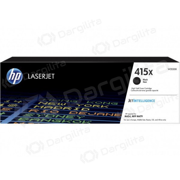 HP (W2030X, 415X), juoda kasetė lazeriniams spausdintuvams