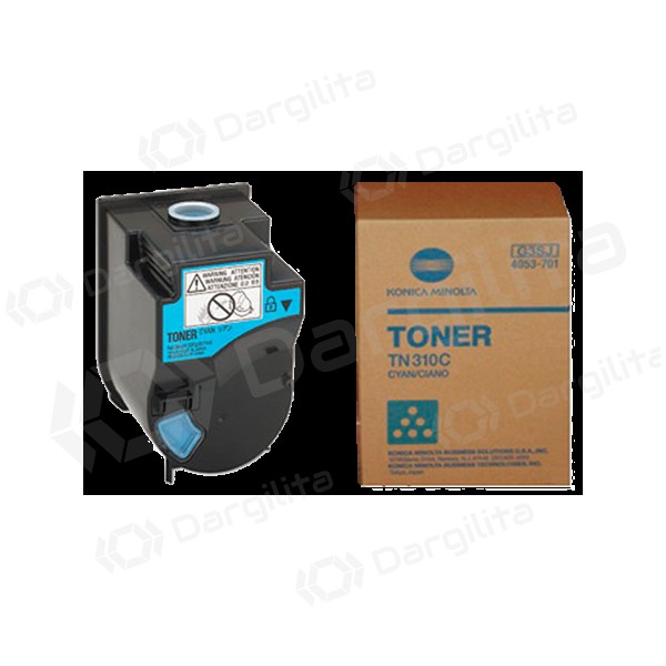 Konica-Minolta TN-310 (4053703) Pažeista pakuotė, žydra kasetė lazeriniams spausdintuvams