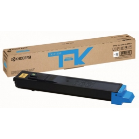 Kyocera (1T02P3CNL0, TK-8115C), žydra kasetė lazeriniams spausdintuvams, 6000 psl.