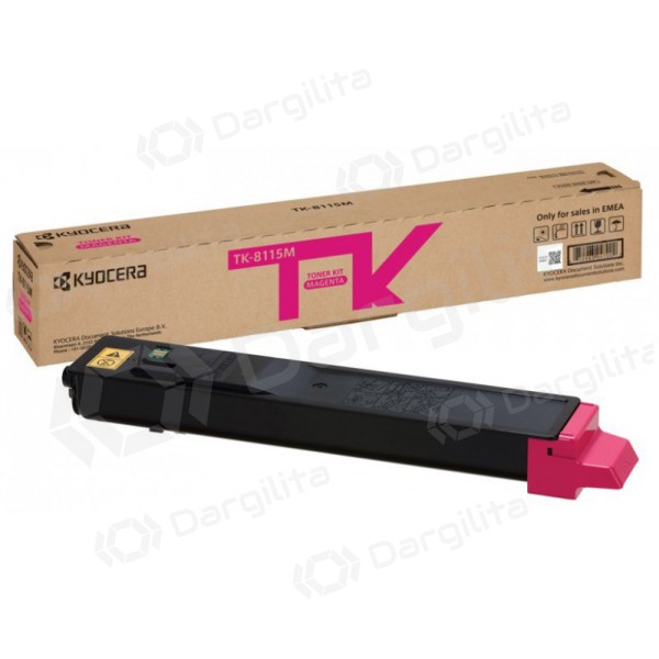 Kyocera (1T02P3BNL0, TK-8115M), purpurinė kasetė lazeriniams spausdintuvams, 6000 psl.