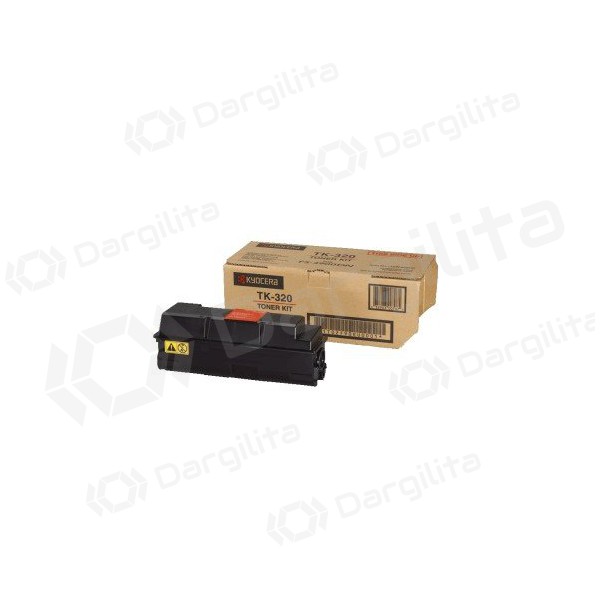 Kyocera TK-320 (1T02F90EU0), juoda kasetė lazeriniams spausdintuvams, 15000 psl.