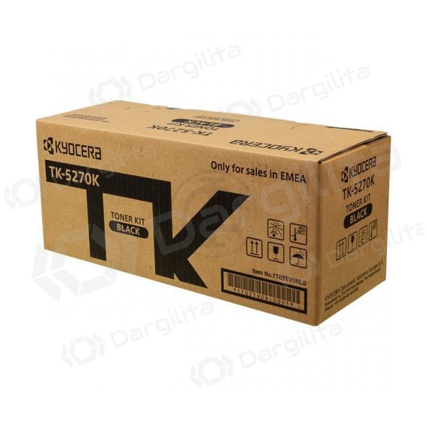 Kyocera TK-5270K (1T02TV0NL0), juoda kasetė lazeriniams spausdintuvams, 8000 psl.