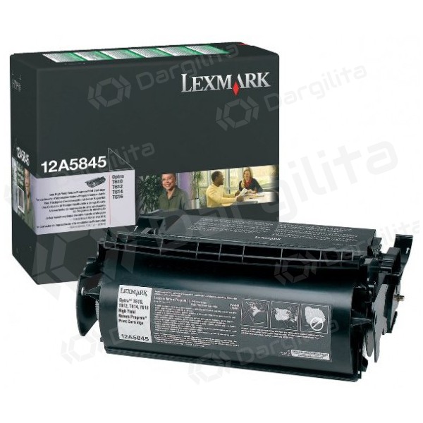 Lexmark (12A5845) Return, juoda kasetė lazeriniams spausdintuvams