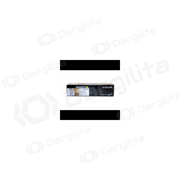 Lexmark (X945X2YG), geltona kasetė lazeriniams spausdintuvams, 22000 psl.