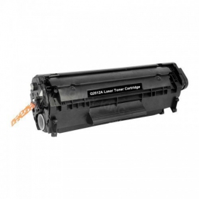 Neoriginali TopJet HP Q2612A BULK, be dežutės, juoda kasetė lazeriniams spausdintuvams, 2500 psl.