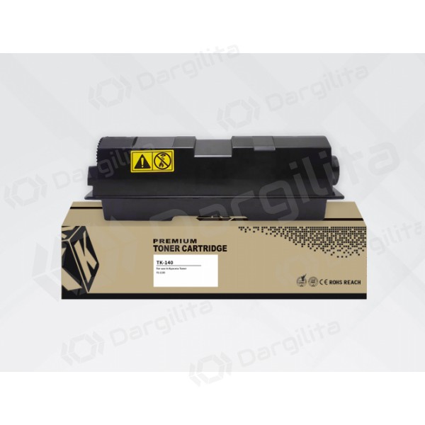Neoriginali HYB Kyocera TK-140, juoda kasetė lazeriniams spausdintuvams, 4000 psl. Neoriginali HYB Kyocera TK-140, juoda kasetė lazeriniams spausdintuvams, 4000 psl.