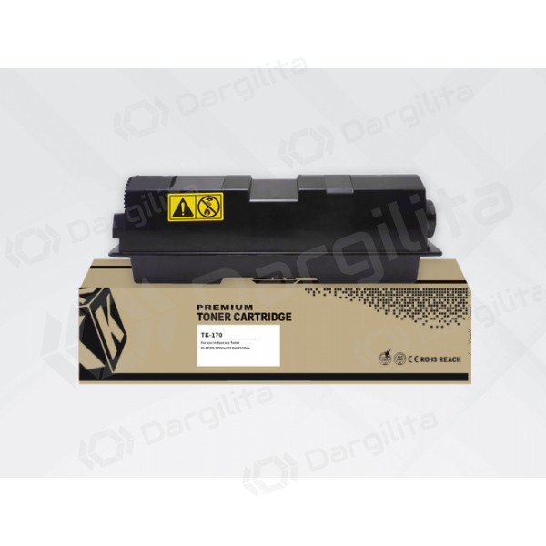 Neoriginali HYB Kyocera TK-170, juoda kasetė lazeriniams spausdintuvams, 7200 psl. Neoriginali HYB Kyocera TK-170, juoda kasetė lazeriniams spausdintuvams, 7200 psl.