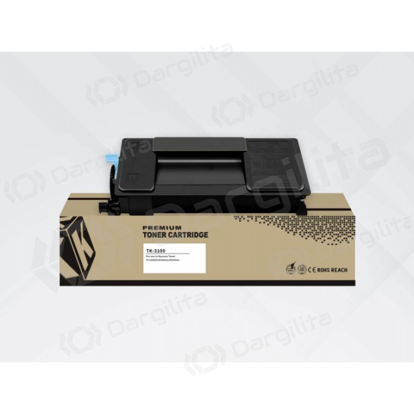 Neoriginali HYB Kyocera TK-3100, juoda kasetė lazeriniams spausdintuvams, 12500 psl.