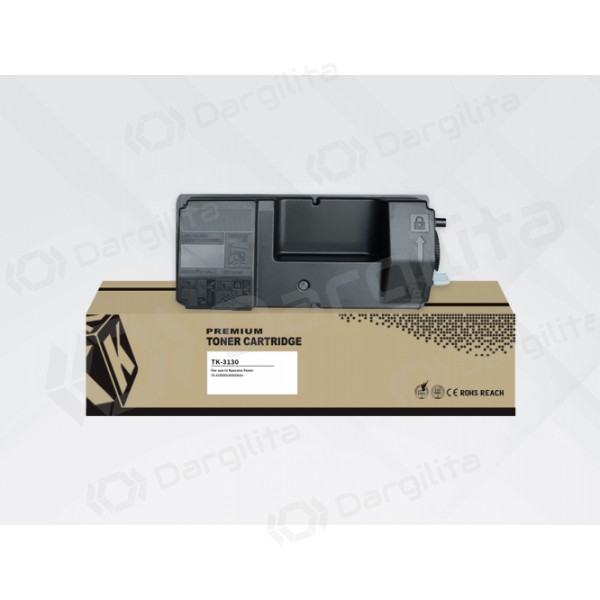 Neoriginali HYB Kyocera TK-3130, juoda kasetė lazeriniams spausdintuvams, 25000 psl. Neoriginali HYB Kyocera TK-3130, juoda kasetė lazeriniams spausdintuvams, 25000 psl.