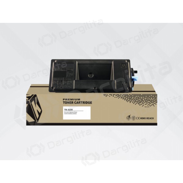 Neoriginali HYB Kyocera TK-3150, juoda kasetė lazeriniams spausdintuvams, 14500 psl. Neoriginali HYB Kyocera TK-3150, juoda kasetė lazeriniams spausdintuvams, 14500 psl.